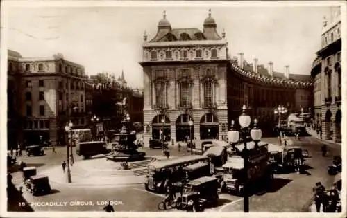 Ak West End London City England, Piccadilly Circus