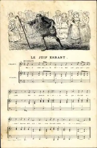 Lied Ak Le Juif Errant, Franz Liszt