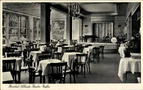 Ak Polanica Zdrój Bad Altheide Schlesien, Theater-Kaffee