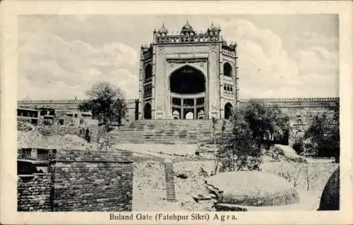 Ak Agra Indien, Buland Gate, Fatehpur Sikri
