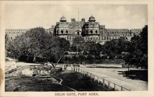 Ak Agra Indien, Festung, Dehli Tor