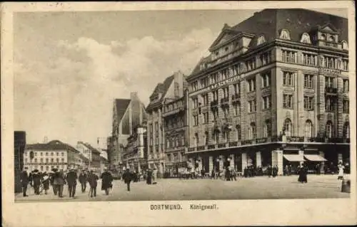 Ak Dortmund im Ruhrgebiet, Königswall