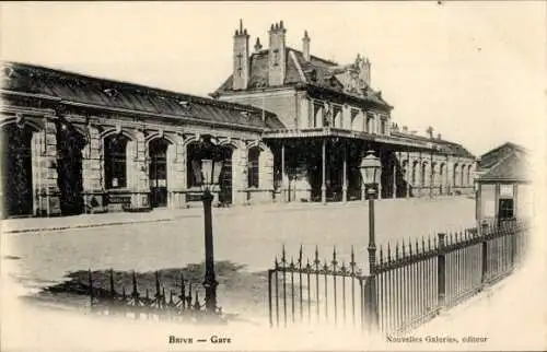 Ak Brive la Gaillarde Corrèze, Bahnhof
