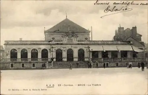 Ak Brive la Gaillarde Corrèze, Theater