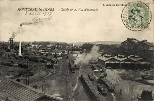 Ak Montceau les Mines Saône et Loire, Leinwand Nr. 4