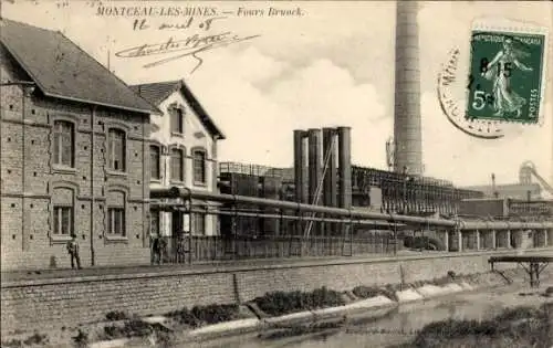 Ak Montceau les Mines Saône et Loire, Fours Brunck