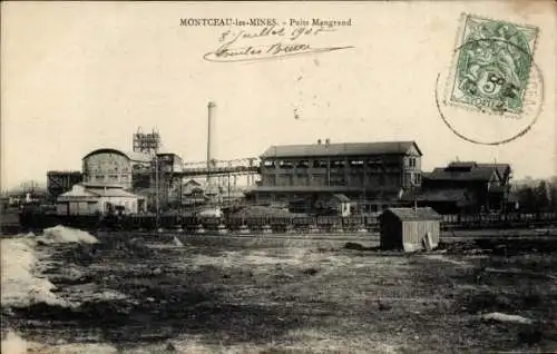 Ak Montceau les Mines Saône et Loire, Puits Maugrand