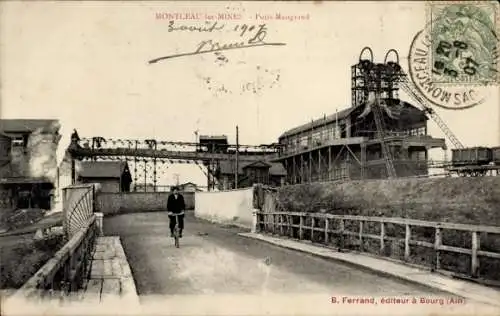 Ak Montceau les Mines Saône et Loire, Puits Maugrand