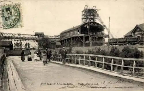 Ak Montceau les Mines Saône et Loire, Puits Maugrand