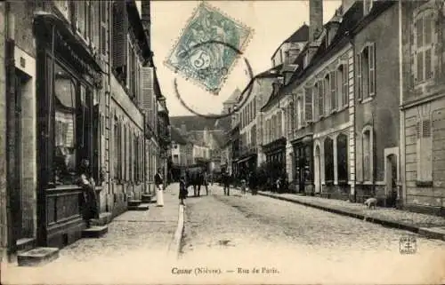 Ak Cosne Nièvre, Rue de Paris