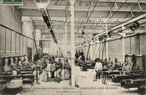 Ak Châlons-sur-Marne, Nationale Schule für Kunst und Handwerk