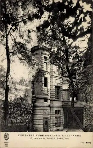 Ak Paris IX, Jehanne-Institut, Rue de la Trinité