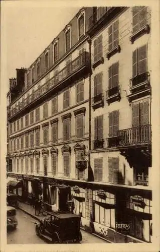 Ak Paris IX, Hotel Bergere, Rue Bergere
