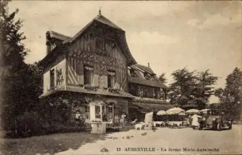 Ak Auberville Calvados, La ferme Marie Antoinette