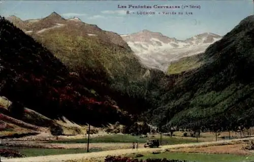 Ak Luchon Haute Garonne, Vallee du Lys