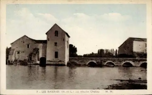 Ak Les Rairies Maine-et-Loire, Moulin Chalou