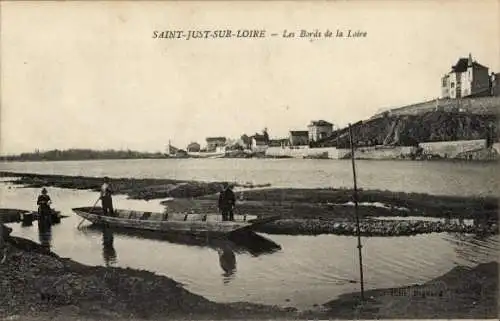 Ak Saint Just sur Loire, Bords de la Loire