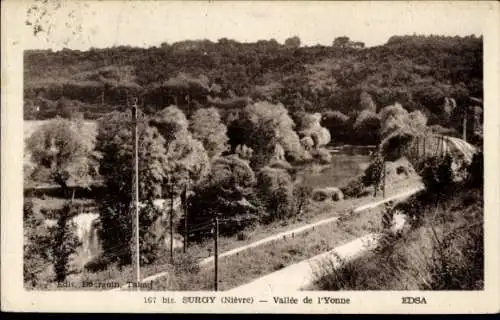 Ak Surgy Nièvre, Vallee de l'Yonne