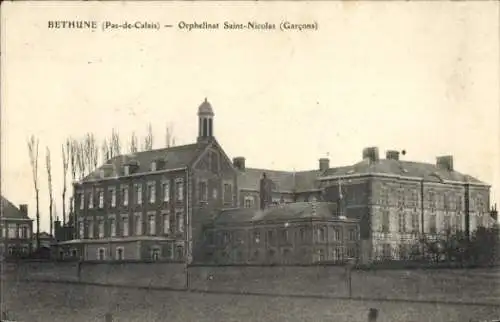 Ak Béthune Pas de Calais, Orphelinat Saint Nicolas