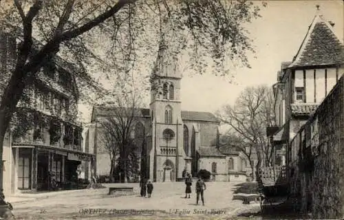 Ak Orthez Pyrénées Atlantiques, Kirche Saint Pierre