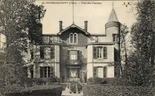 Ak Henrichemont Cher, Villa des Charmes