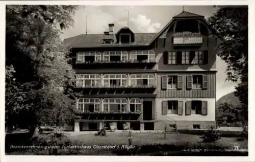 Ak Oberstdorf im Oberallgäu, Beamtenerholungsheim Hubertushaus