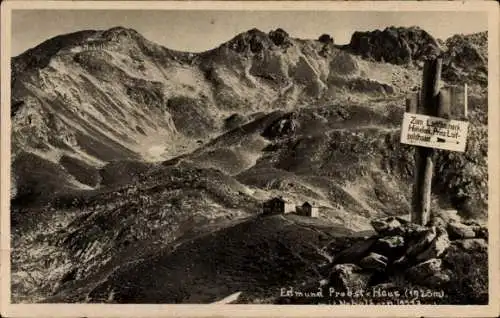 Ak Oberstdorf im Oberallgäu, Edmund Probst Haus, Nebelhorn