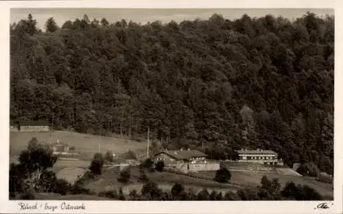 Ak Rusel Schaufling in Niederbayern, Bayerwaldhütte des Pionier Bat. 10