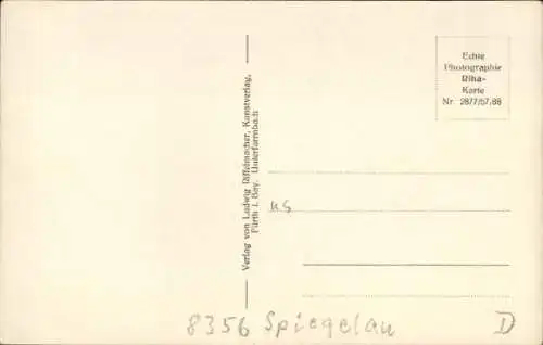 Ak Klingenbrunn Spiegelau im Bayerischen Wald Niederbayern, Waldschmidt Haus am Rachel