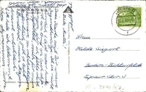 Ak Höxter an der Weser, Jugendherberge