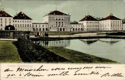 Ak Nymphenburg München Bayern, Königliches Schloss Nymphenburg
