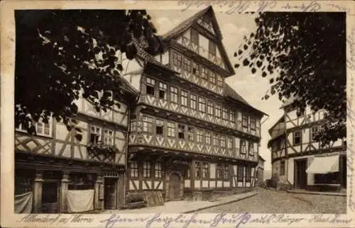 Ak Bad Sooden Allendorf in Hessen, Bürgerhaus
