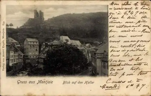 Ak Monschau Montjoie in der Eifel, Haller