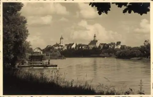 Ak Neuburg an der Donau Oberbayern, Teilansicht