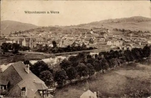 Ak Witzenhausen an der Werra Hessen, Panorama