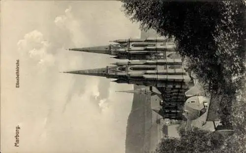 Ak Marburg an der Lahn, Elisabethkirche