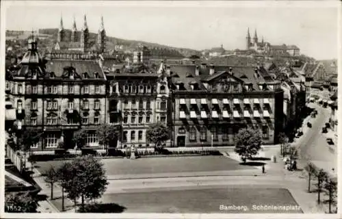 Ak Bamberg in Oberfranken, Schönleinsplatz
