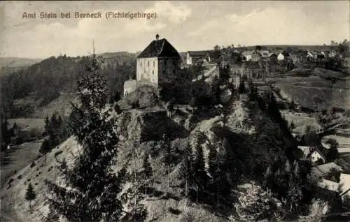 Ak Bad Berneck im Fichtelgebirge Bayern, Amt Stein, Teilansicht