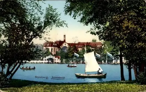 Ak Nürnberg in Mittelfranken, Dutzendteich