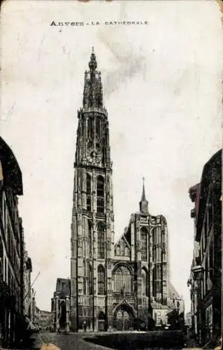 Ak Antwerpen Antwerpen Flandern, Kathedrale