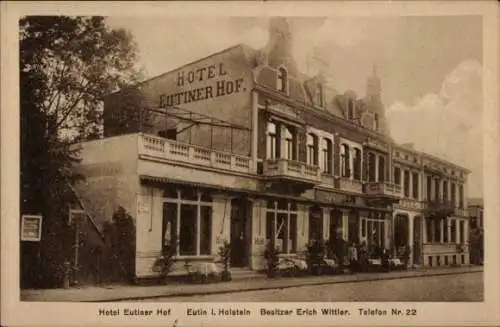 Ak Eutin in Ostholstein, Hotel Eutiner Hof, Bes. Erich Wittler