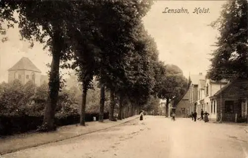 Ak Lensahn in Holstein, Teilansicht