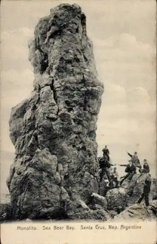 Ak Santa Cruz Argentinien, Monolith, Sea Bear Bay