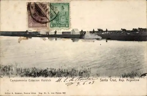 Ak Santa Cruz Argentinien, Holdich Station Camp