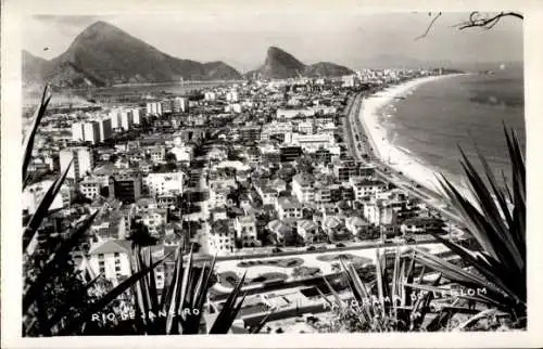 Ak Leblon Rio de Janeiro Brasilien, Panorama