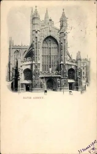 Ak Bath Somerset England, Abtei