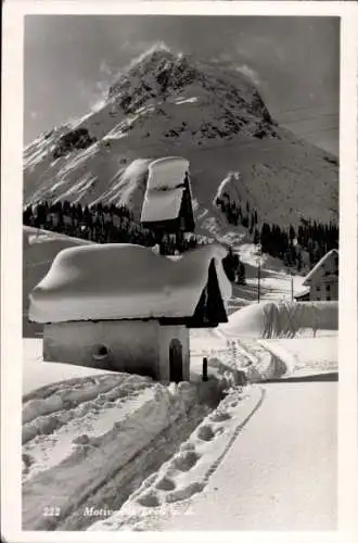 Ak Lech am Arlberg Vorarlberg, Wintermotiv