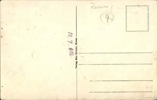 Ak Krzyż Wielkopolski Kreuz Ostbahn Pommern, Bahnhof, Gleisseite, Dworzec