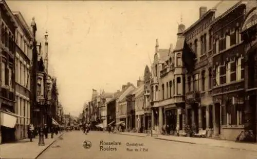 Ak Roeselare Roeselaere Rousselare Roulers Westflandern, Ooststraat