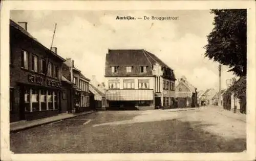 Ak Aartrijke Zedelgem Westflandern, De Bruggestraat